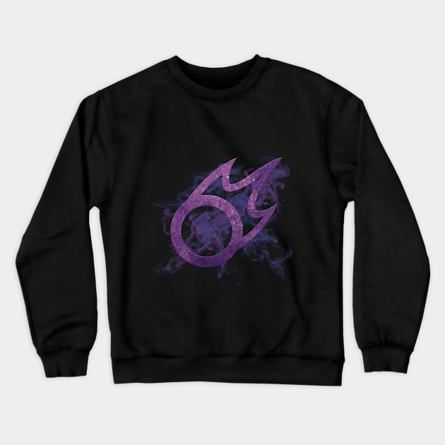 Final Fantasy XIV Black Mage Icon Crewneck Sweatshirt by Fadelias